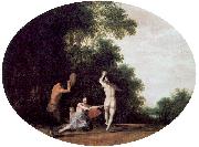 POELENBURGH, Cornelis van Nymphs and Satyr oil on canvas